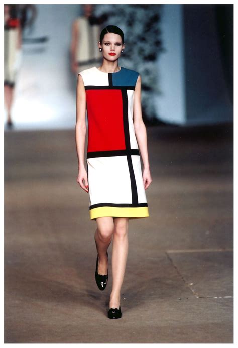 yves saint laurent mondrian dress|mondrian inspired clothing.